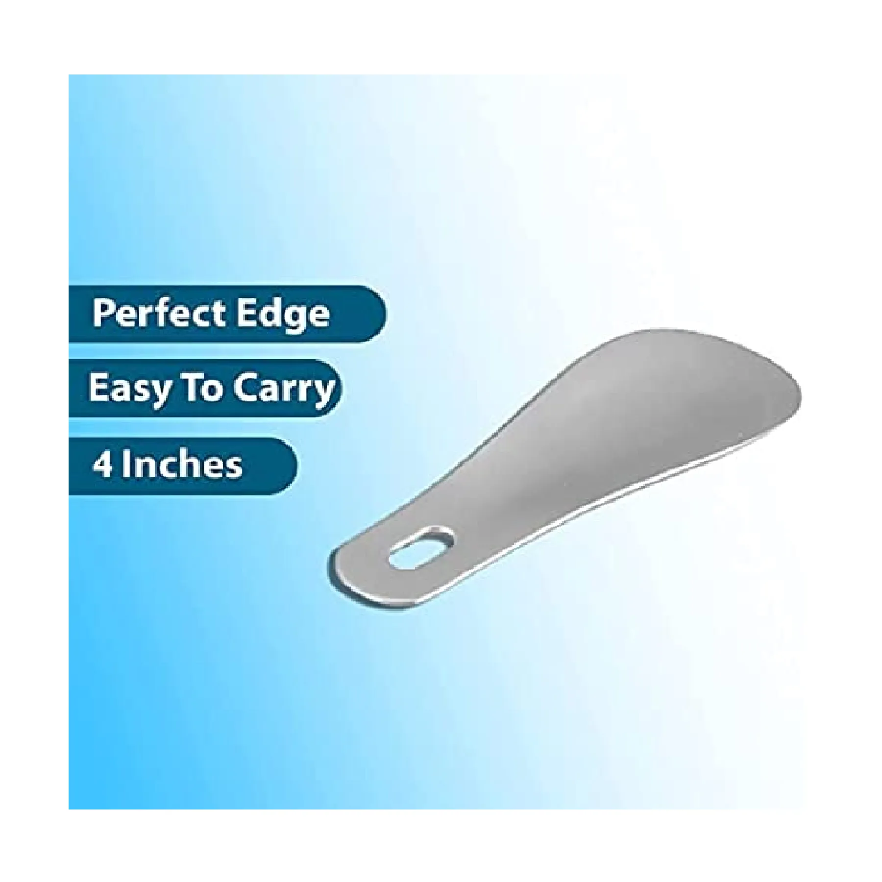 55 TRENDS Metal Shoe Horn Portable Long Handle Shoehorn Spoon For Men And Women