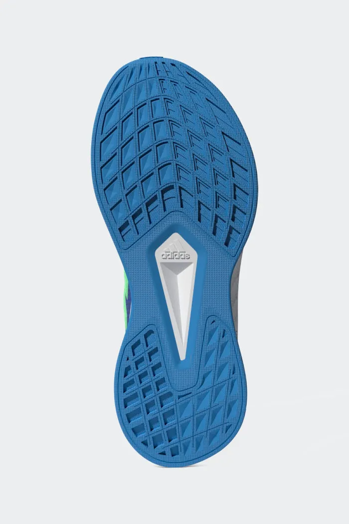 Adidas Boys Duramo 10 K Lace Up Sneaker in Blue