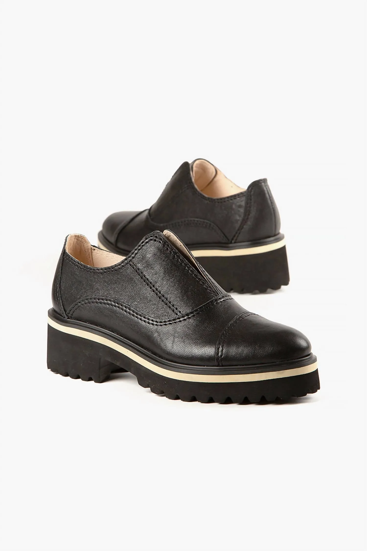 All Black - Women's Cowman Lugg Loafer