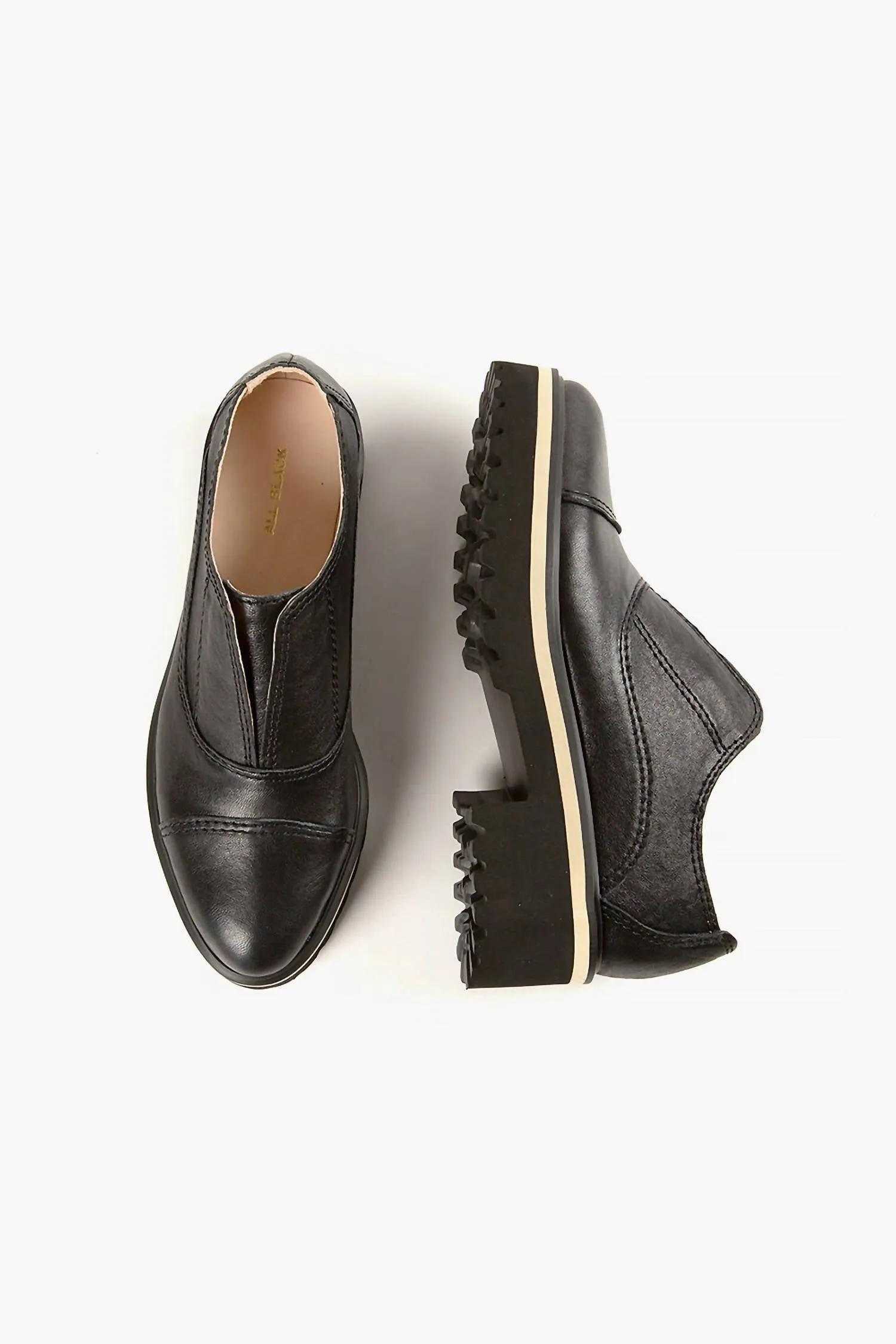 All Black - Women's Cowman Lugg Loafer