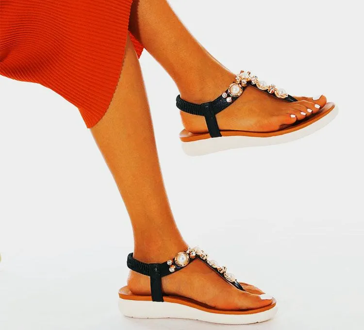 Comfortable Pearl On Cloud Sandals
