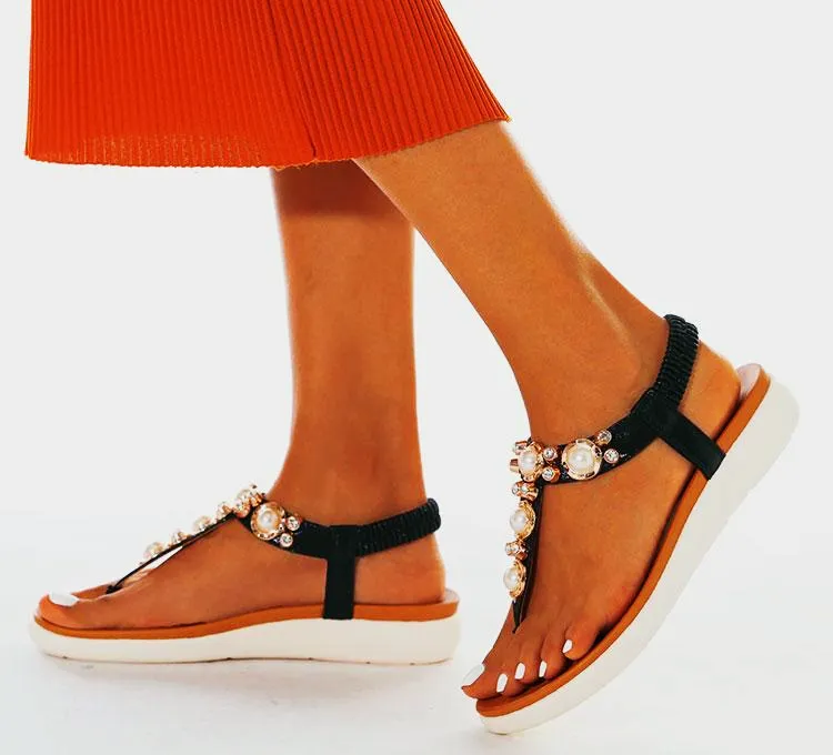 Comfortable Pearl On Cloud Sandals