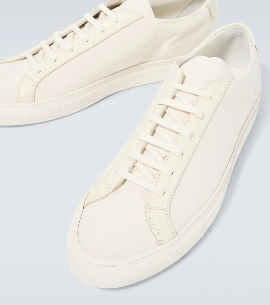 Common Projects Achilles leather and canvas sneakers