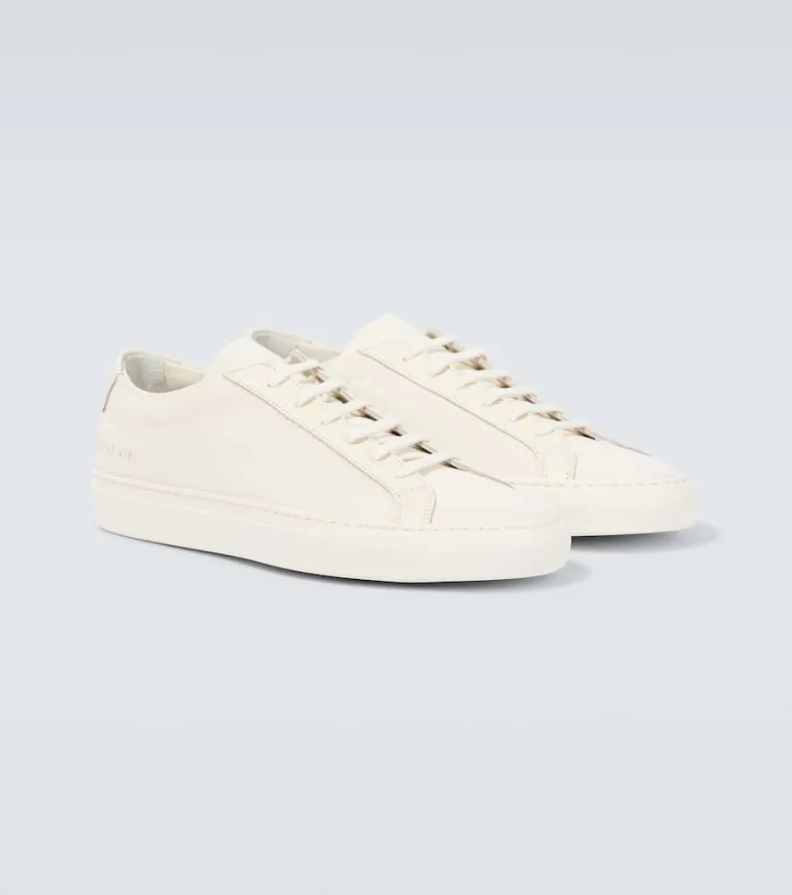 Common Projects Achilles leather and canvas sneakers