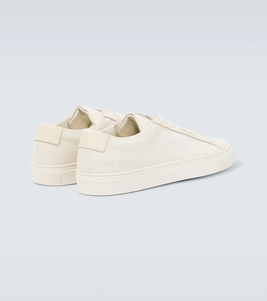 Common Projects Achilles leather and canvas sneakers