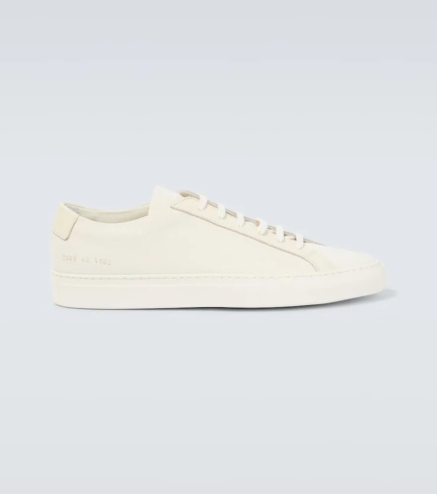 Common Projects Achilles leather and canvas sneakers