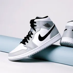 Custom Air Jordan 1 Light Grey Sneakers