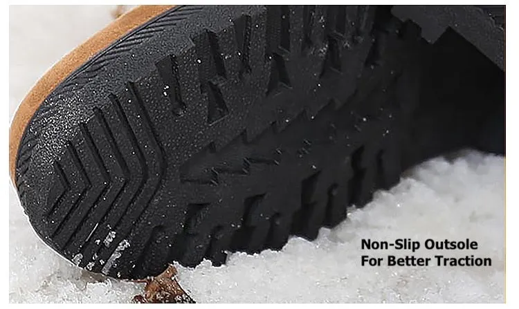 Cuzcare Orthopedic Boots For Women Arch Support Snowy Warm Fur Plush Insole Winter Boots