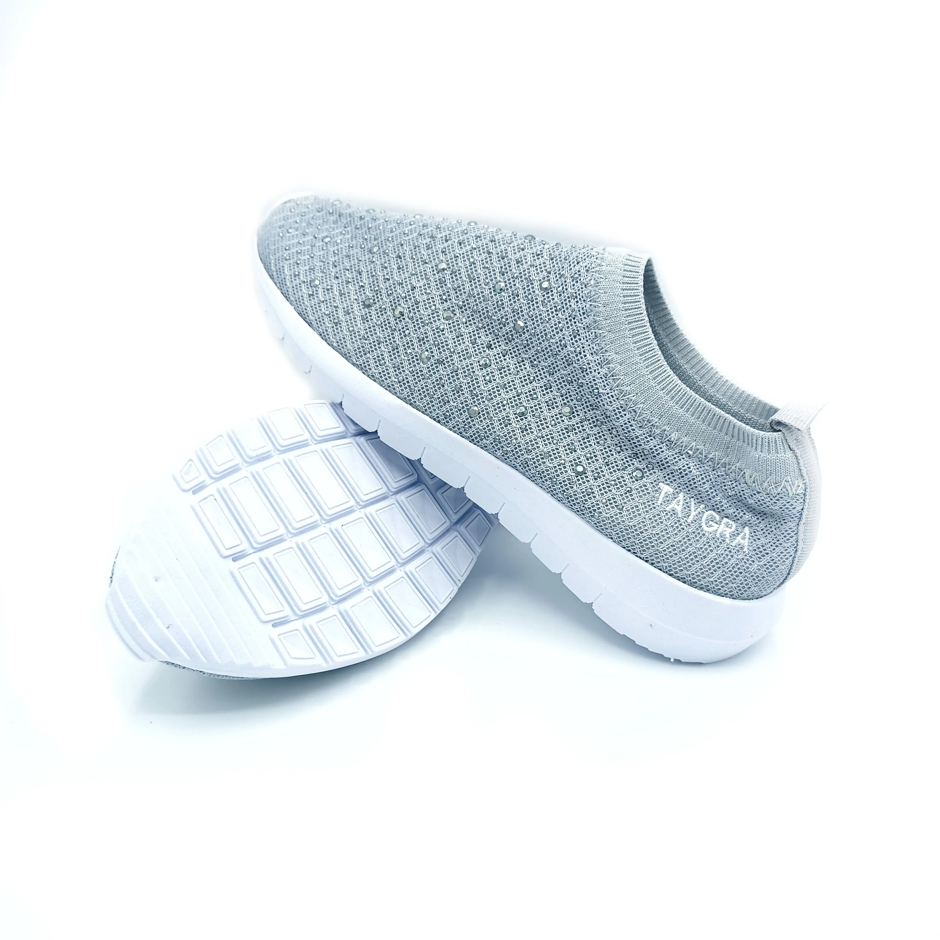 Grey & Strass Crossfeet TAYGRA