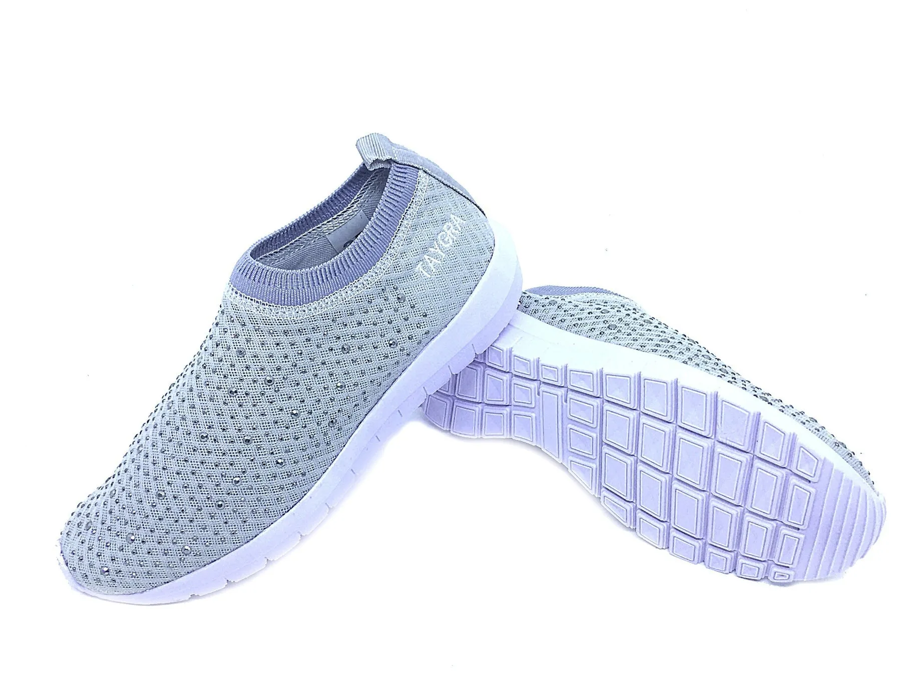Grey & Strass Crossfeet TAYGRA