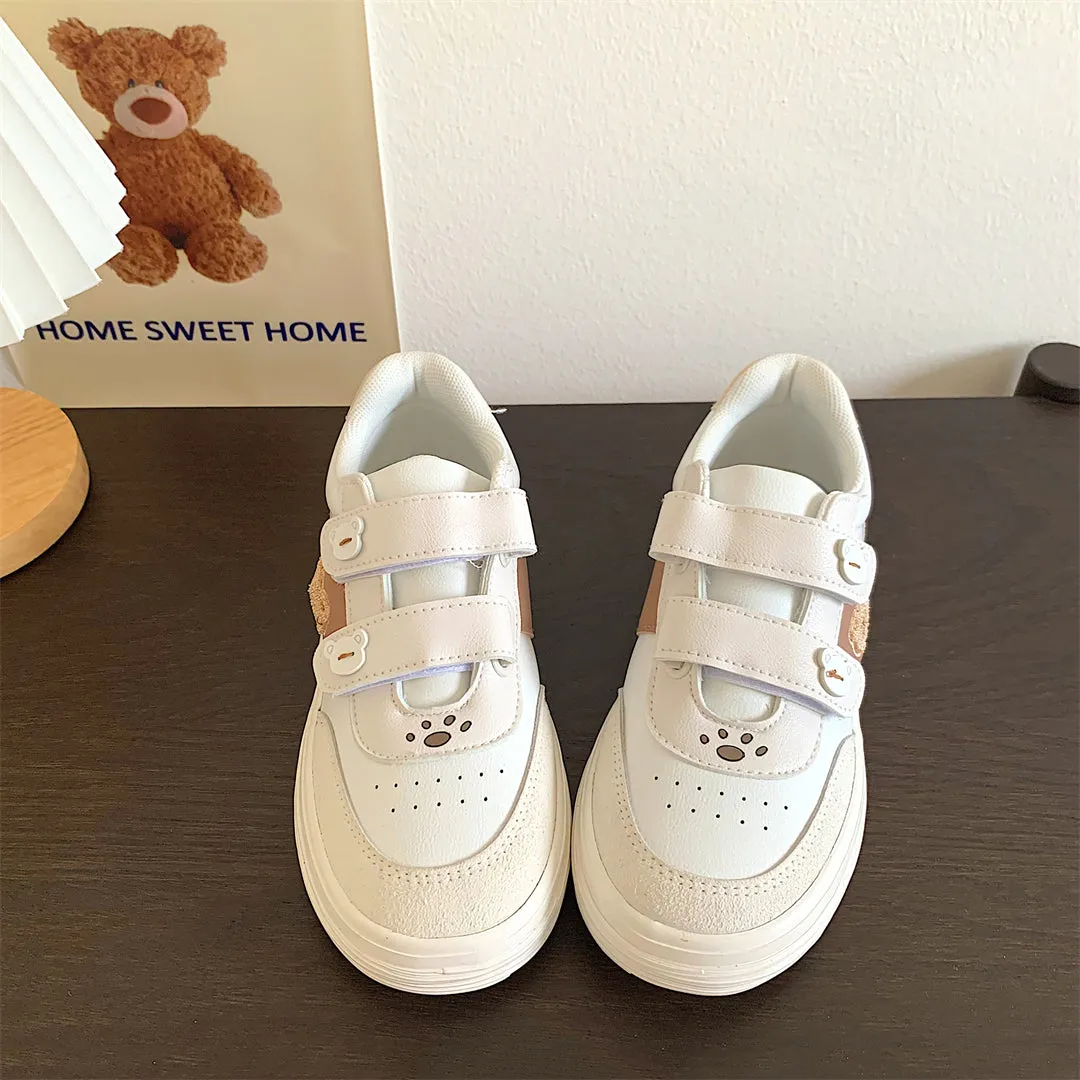 Japanese Cute Bear Thick Bottom Sneakers