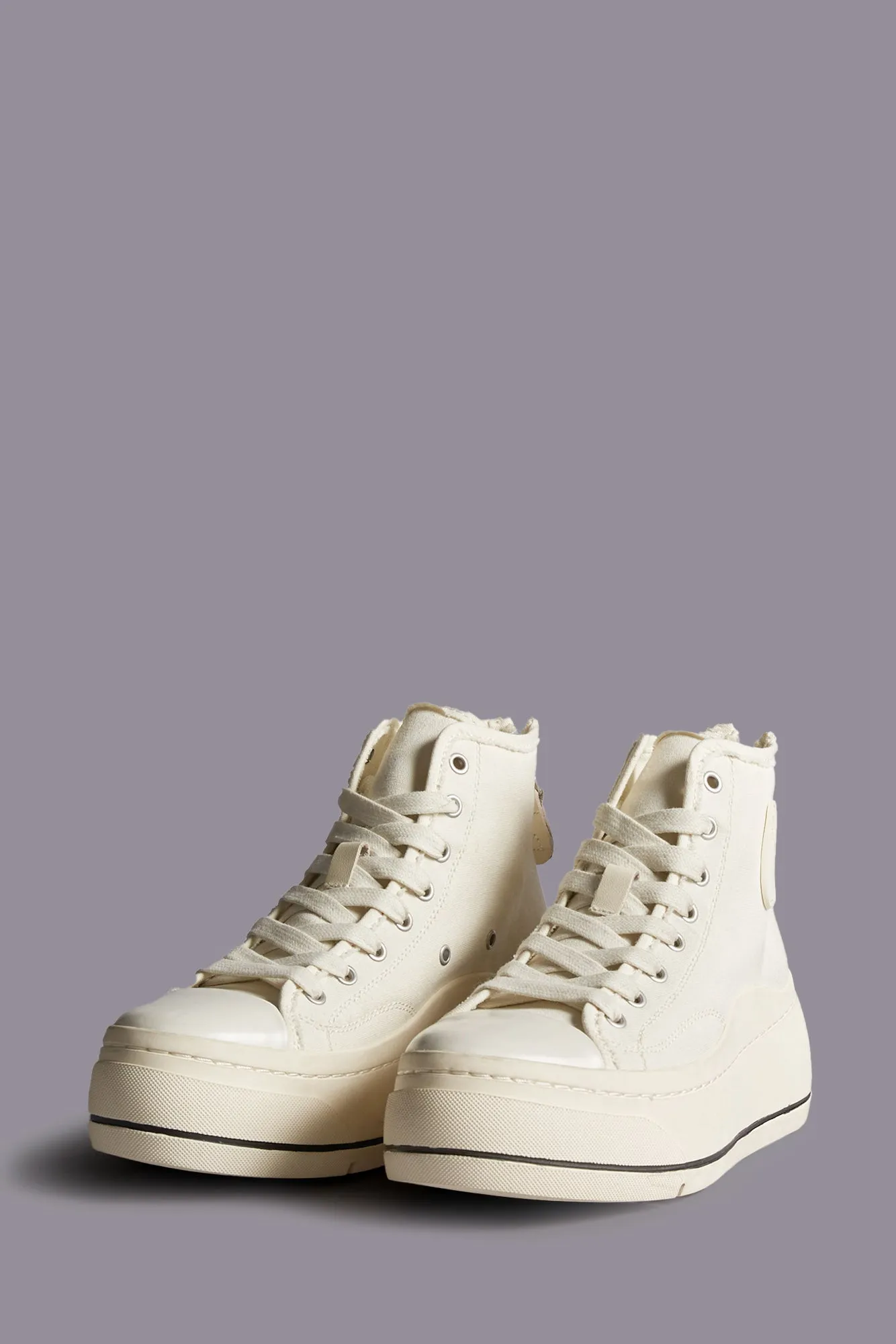 KURT HIGH TOP SNEAKER - ECRU