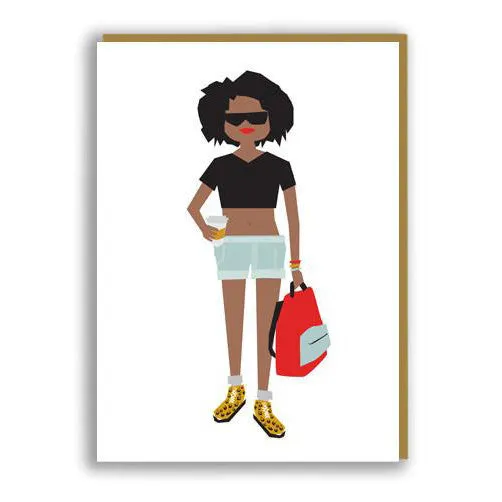 Rucksack - Greeting Card