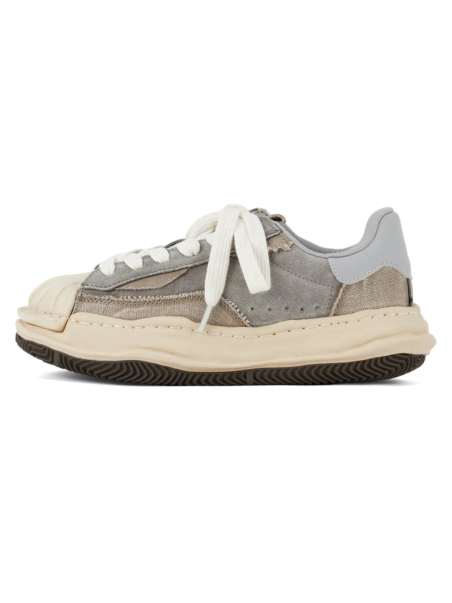 Sneakerhill Retro Shell Head Original Sole Washed Sneakers