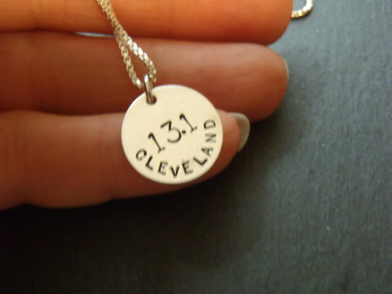 sterling silver marathon necklace gift for runner personalized runner gifts