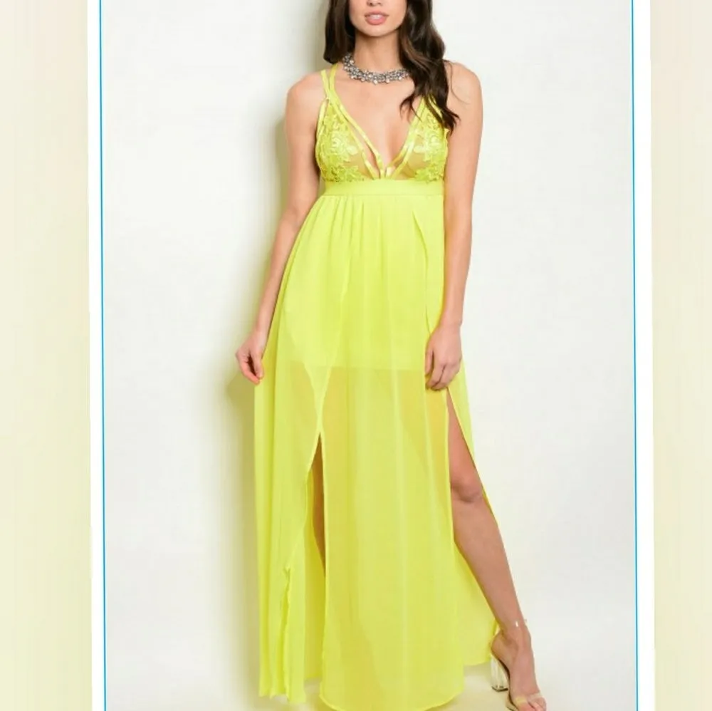 💋🚨super Hot 💋🌡Color LIME DRESS