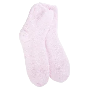 World's Softest Socks Cozy Quarter with Grippers Orchid Pink